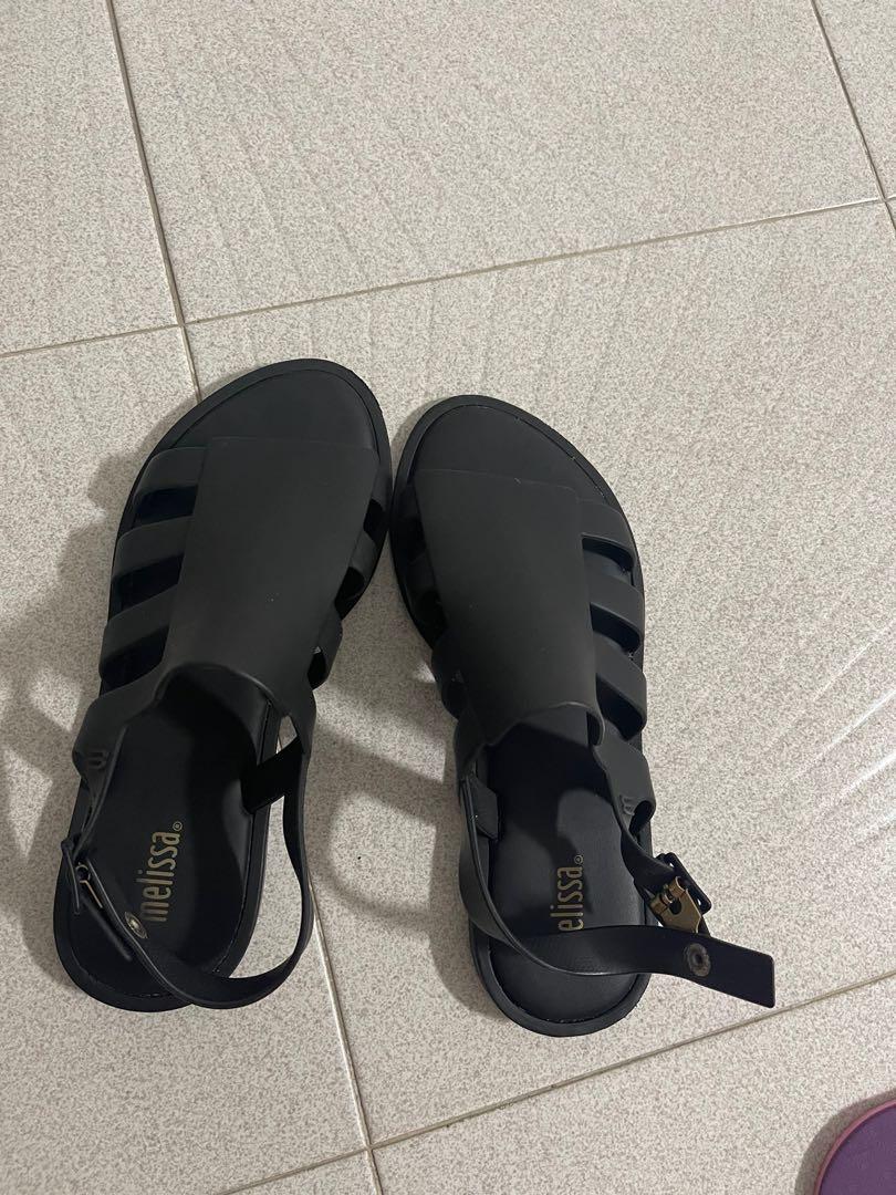 Melissa Black Sandals size 6
