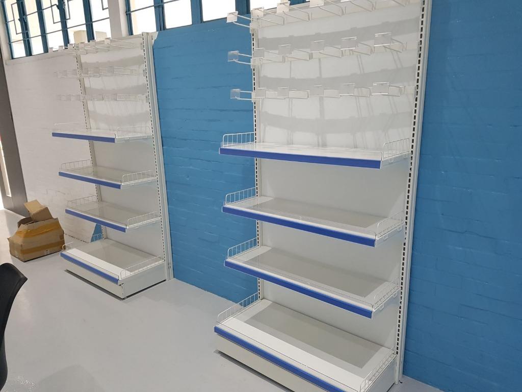 Mesh Gondola Type Rack Adjustable Layers, Furniture & Home Living ...