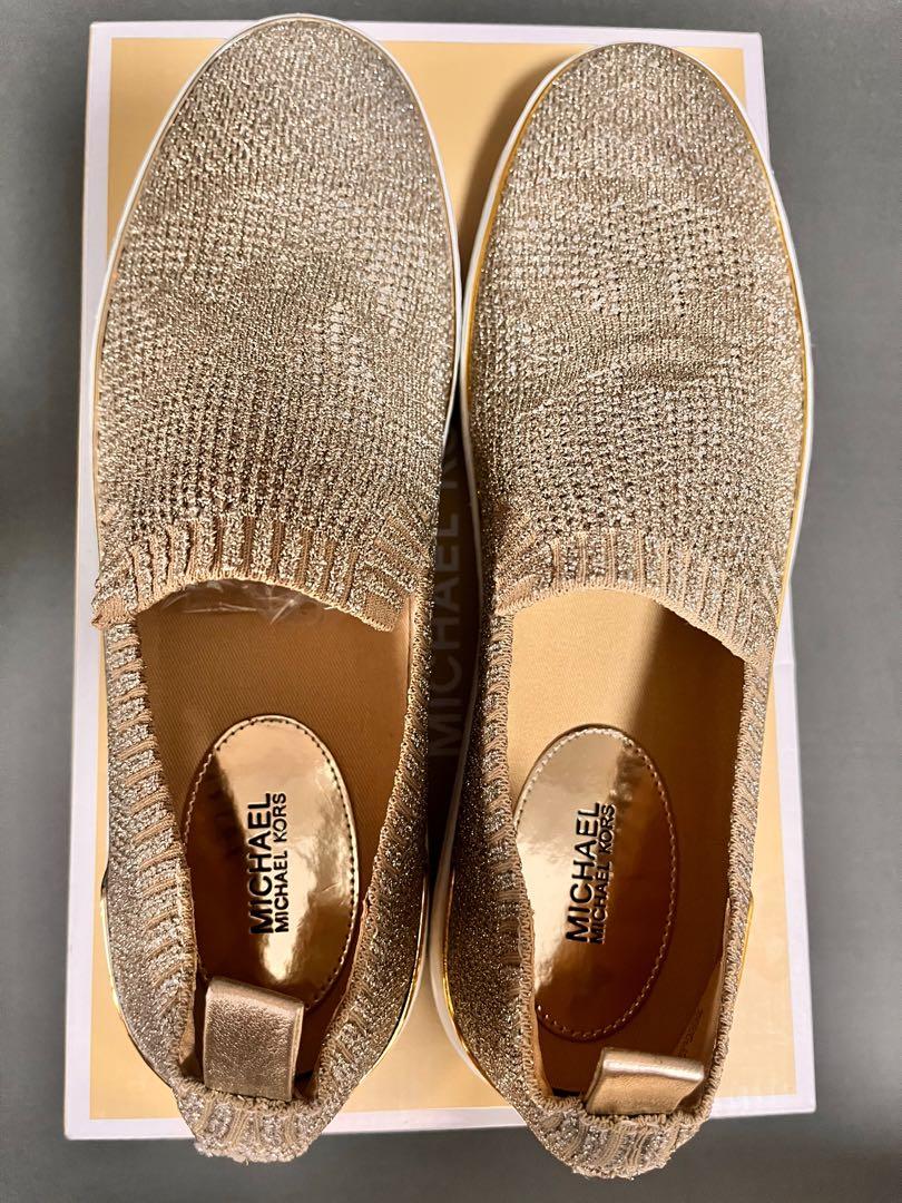 Michael kors skyler slip on rose gold outlet