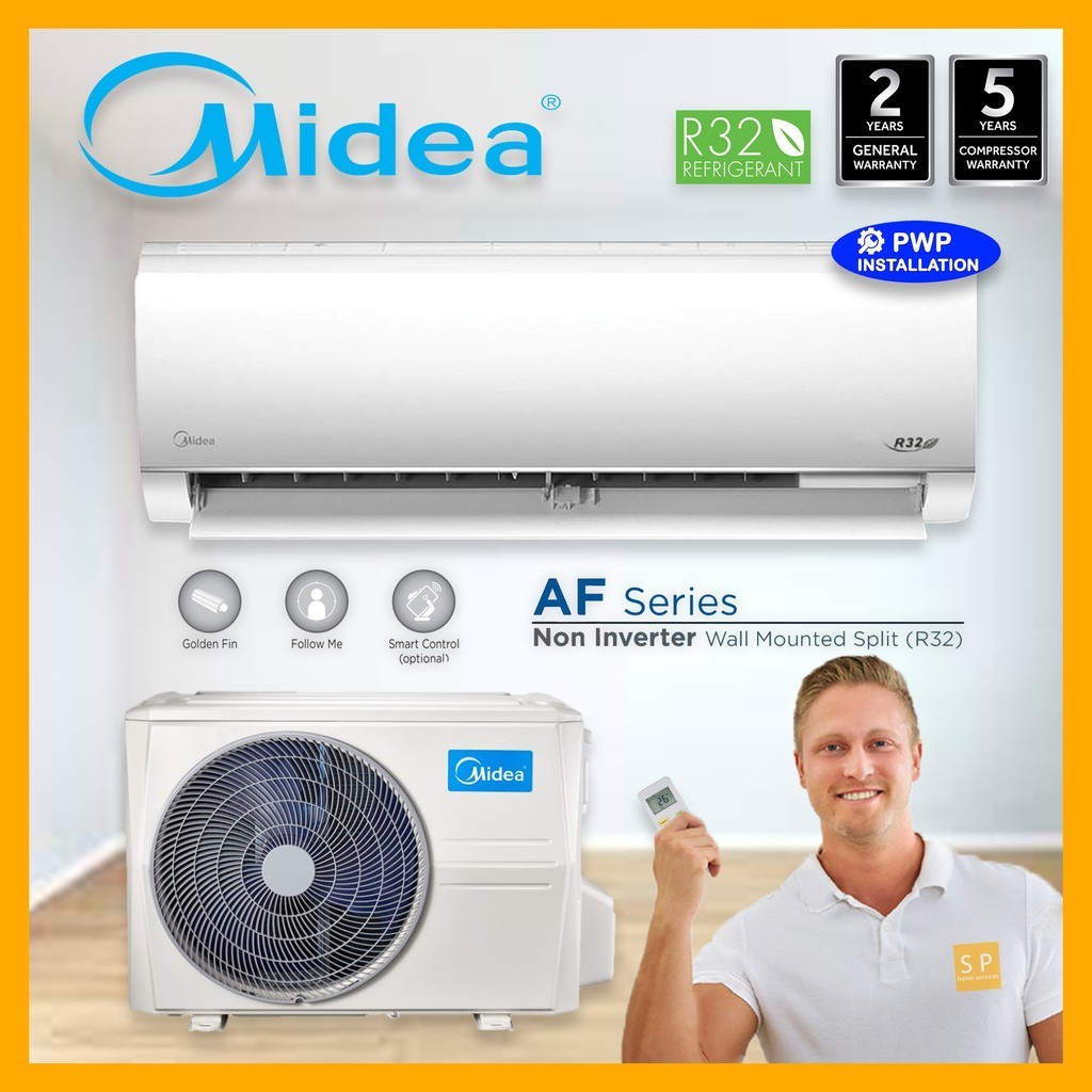 Midea Aircond Xtreme Rm 1107 Include Installation Tv Home Appliances Air Conditioners Heating On Carousell