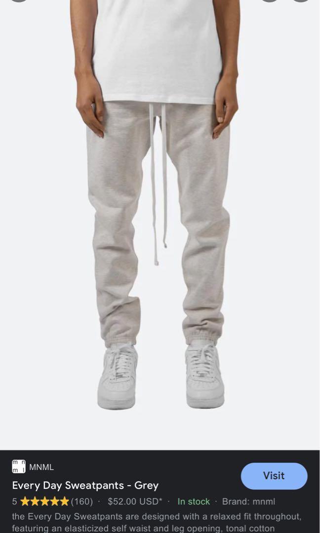 Mnml Everyday Sweatpants, Men's Fashion, Bottoms, Joggers on Carousell