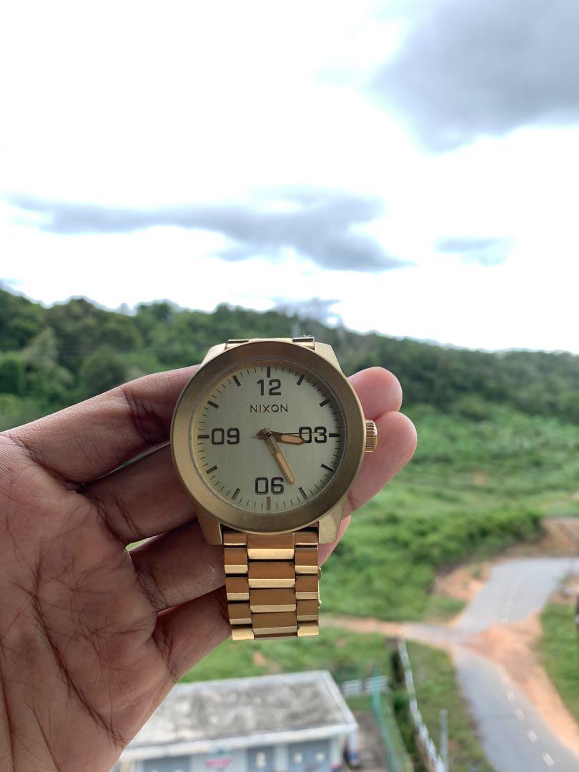 Nixon Corporal SS Gold Men s Fashion Watches Accessories