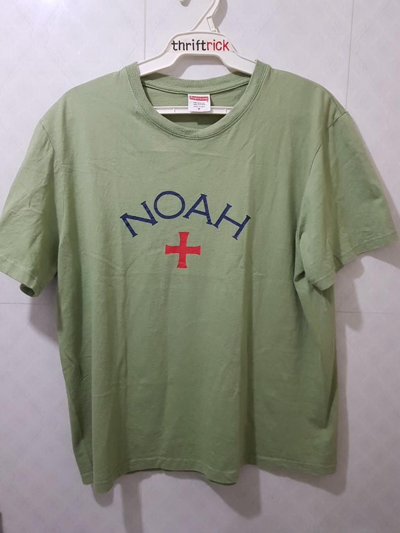 NOAH SUPREME PRE SHRUNK TSHIRT MOSS GREEN Men s Fashion Tops