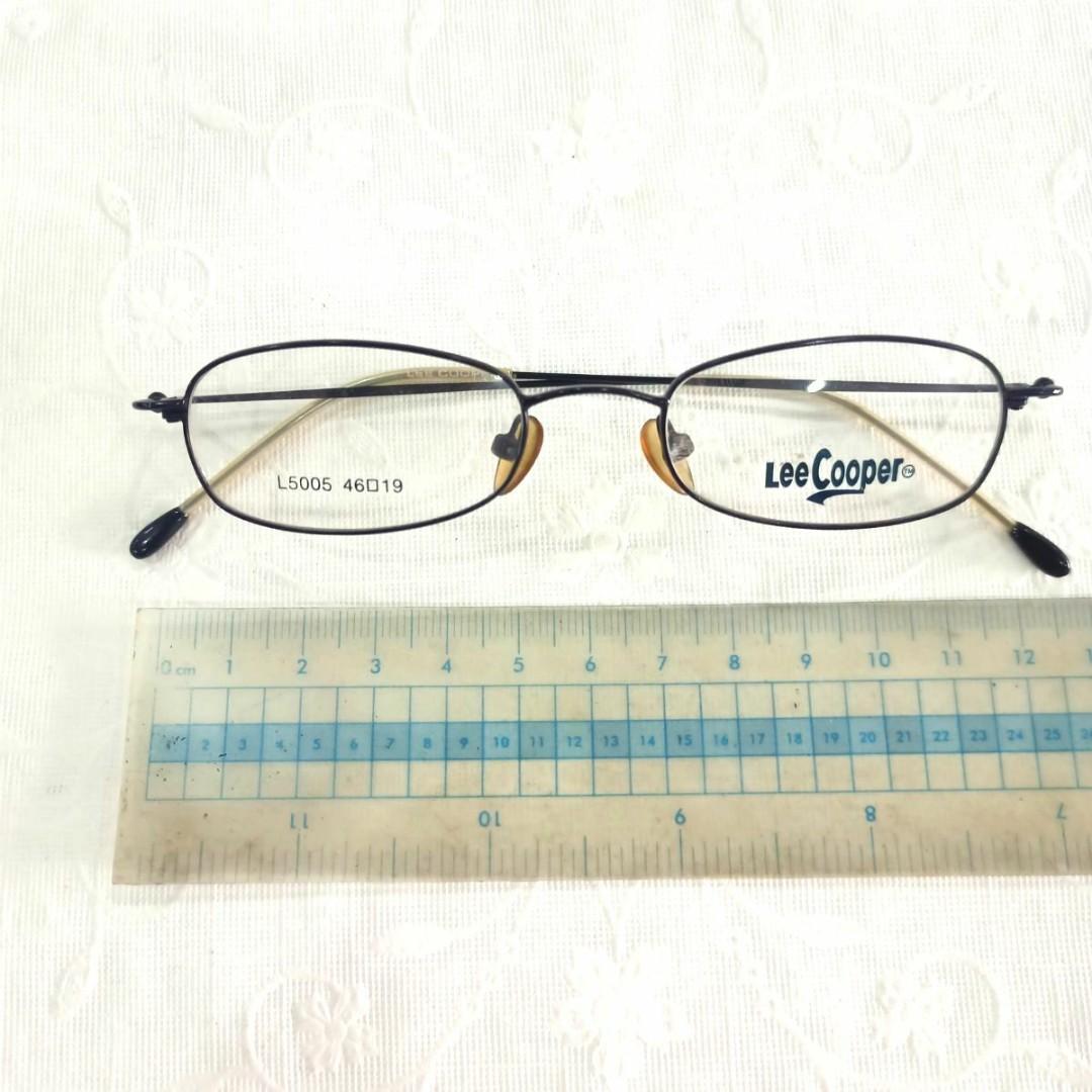 Lunettes Vintage Lee Cooper Columbus - Monture Métallique Multicolore Ovale, Taille 53mm, état Neuf Sans étiquette