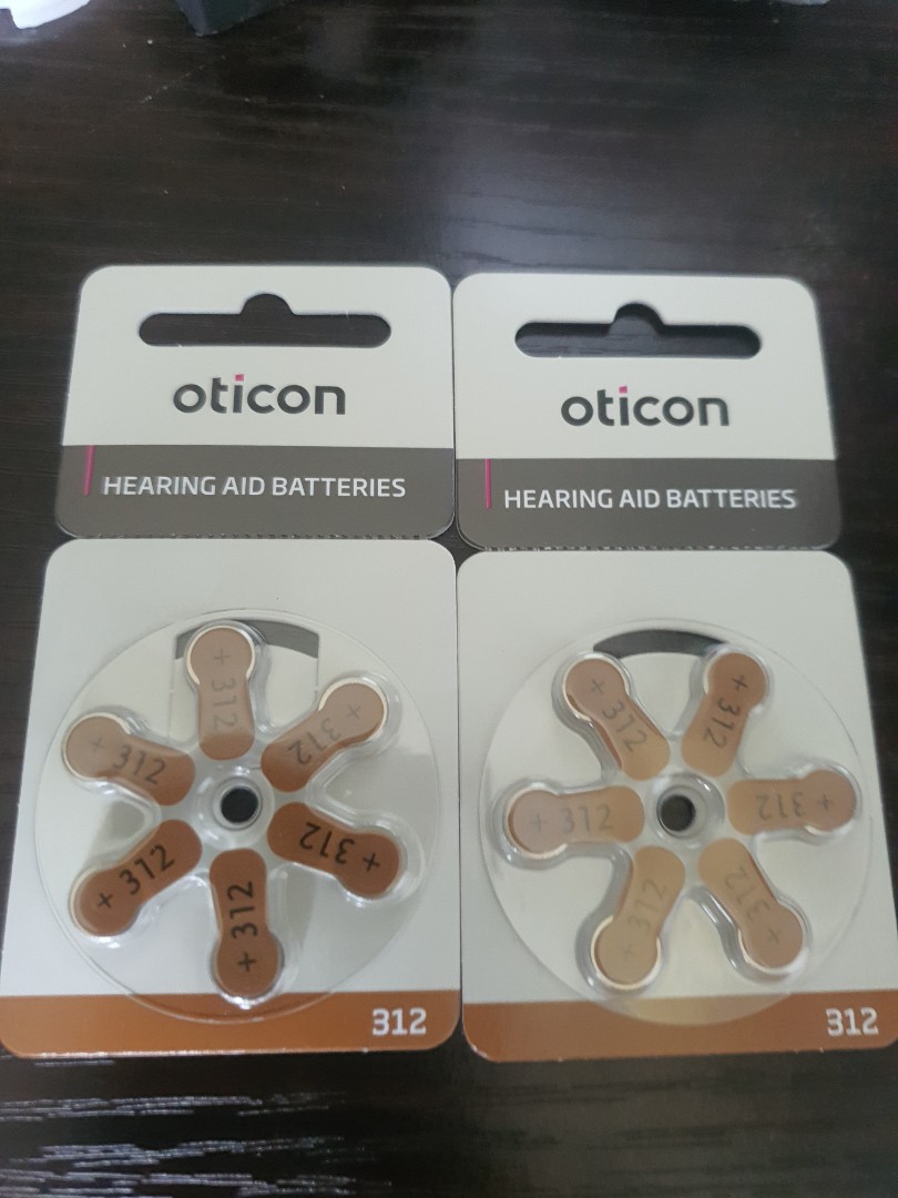 OTICON 312 HEARING AID BATTERY, Health & Nutrition, Assistive