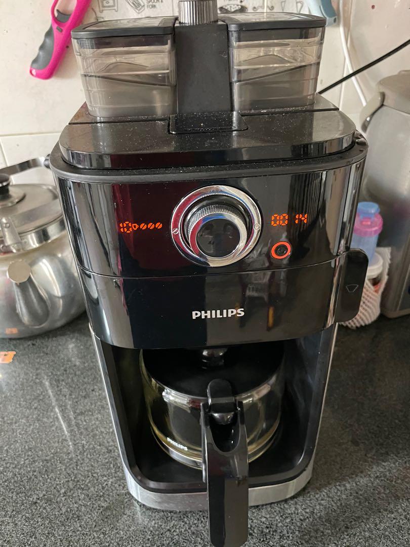 Philips Grind & Brew Coffee Maker, TV & Home Appliances, Kitchen