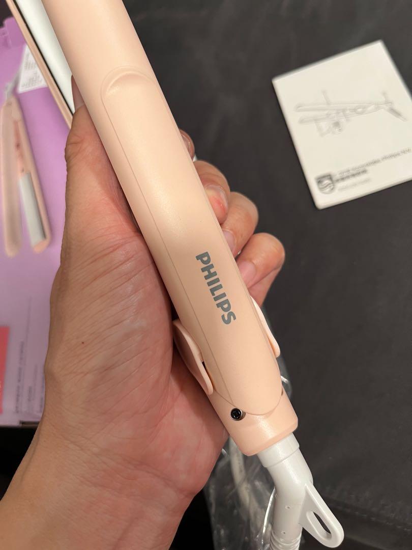 Philips hair straightener straight care pink new compact portable small  size, Beauty & Personal Care, Hair on Carousell