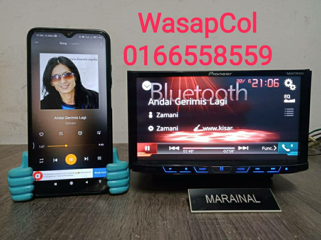 PIONEER AVH-X5750BT cd dvd usb Bluetooth FM Malaysia support reverse camera  iPod iPhone support steering wheel remote control cod Ampang tmn dagang pos  buyer tanggung KosRisiko kerosakan Pemasangan disediakn plus RM, Auto