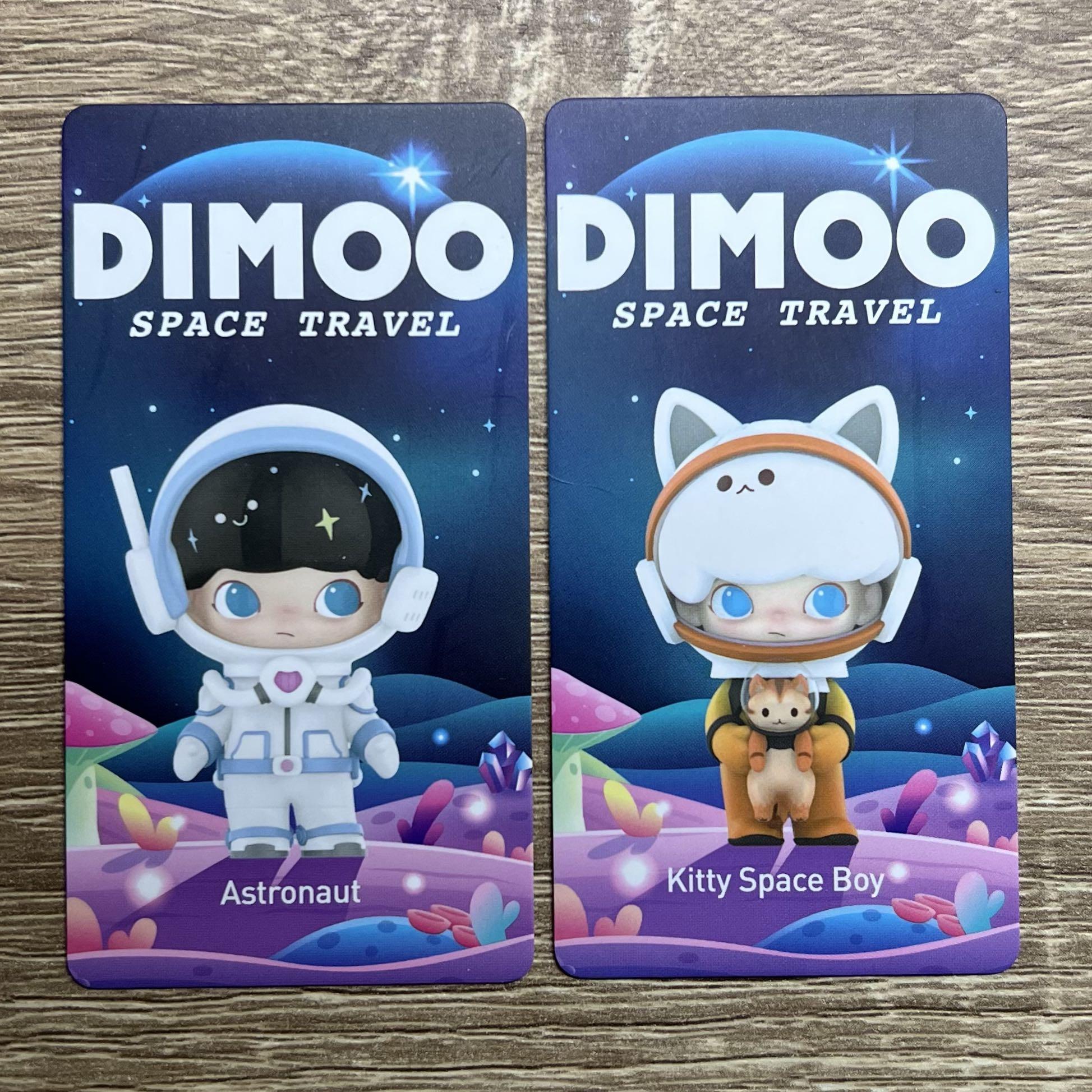 POPMART - Dimoo Space Travel Astronaut & Kitty Space Boy, Hobbies ...