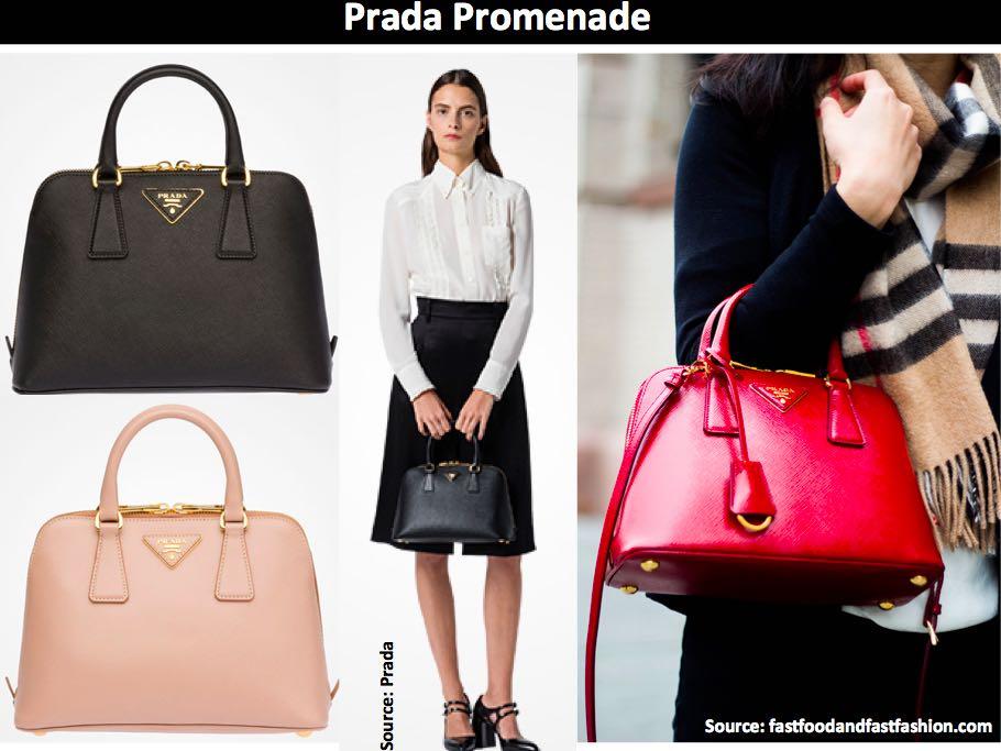 Prada Promenade Vernice Saffiano Leather Medium Satchel Bag, Luxury, Bags &  Wallets on Carousell