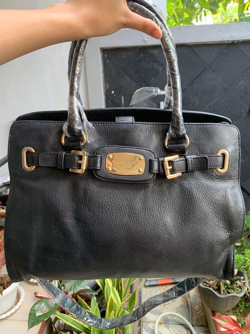 Luxe In on Instagram: This luxury designer bag is OPEN for bidding! Bid  for this preloved Michael Kors Hamilton Black Tote Bag. Bidding ends  tomorrow on June 10, Friday at 12NN. Starting