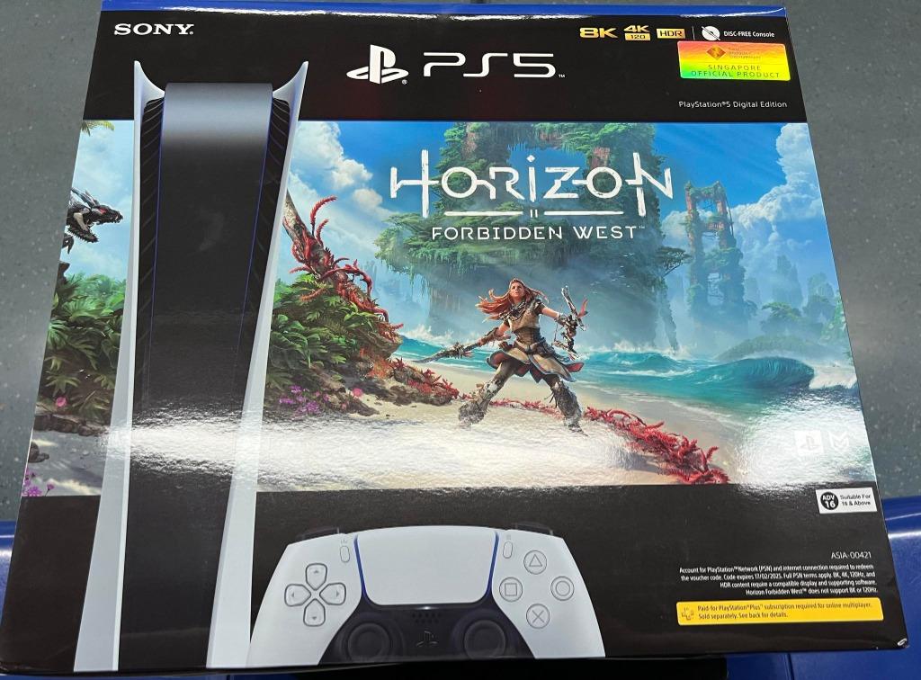PS5 Digital Edition Horizon Forbidden West Bundle ASIA00421, Video