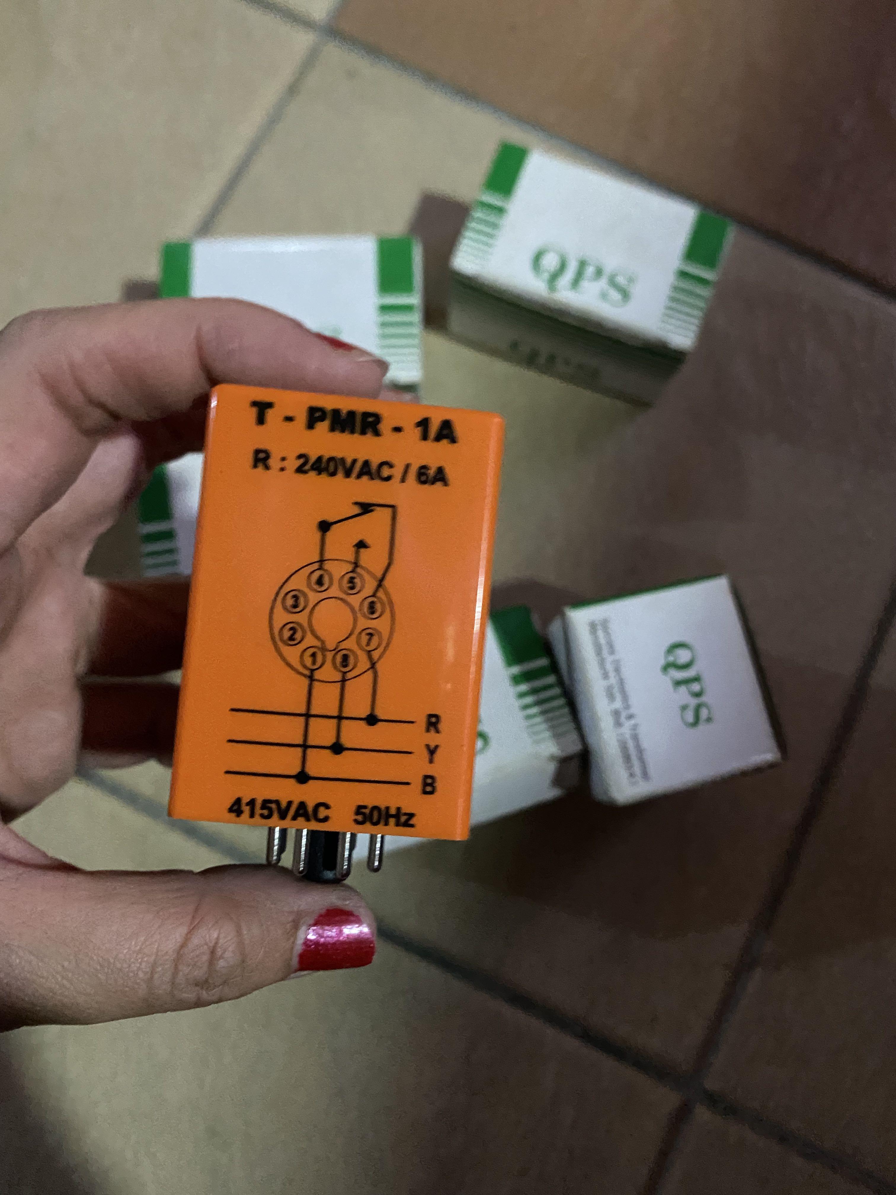 QPS phase monitoring relay TPMR1A, Furniture & Home Living, Lighting