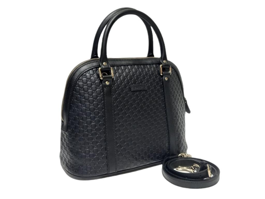 READY NEW JKT Gucci dome alma medium black GG guccissima