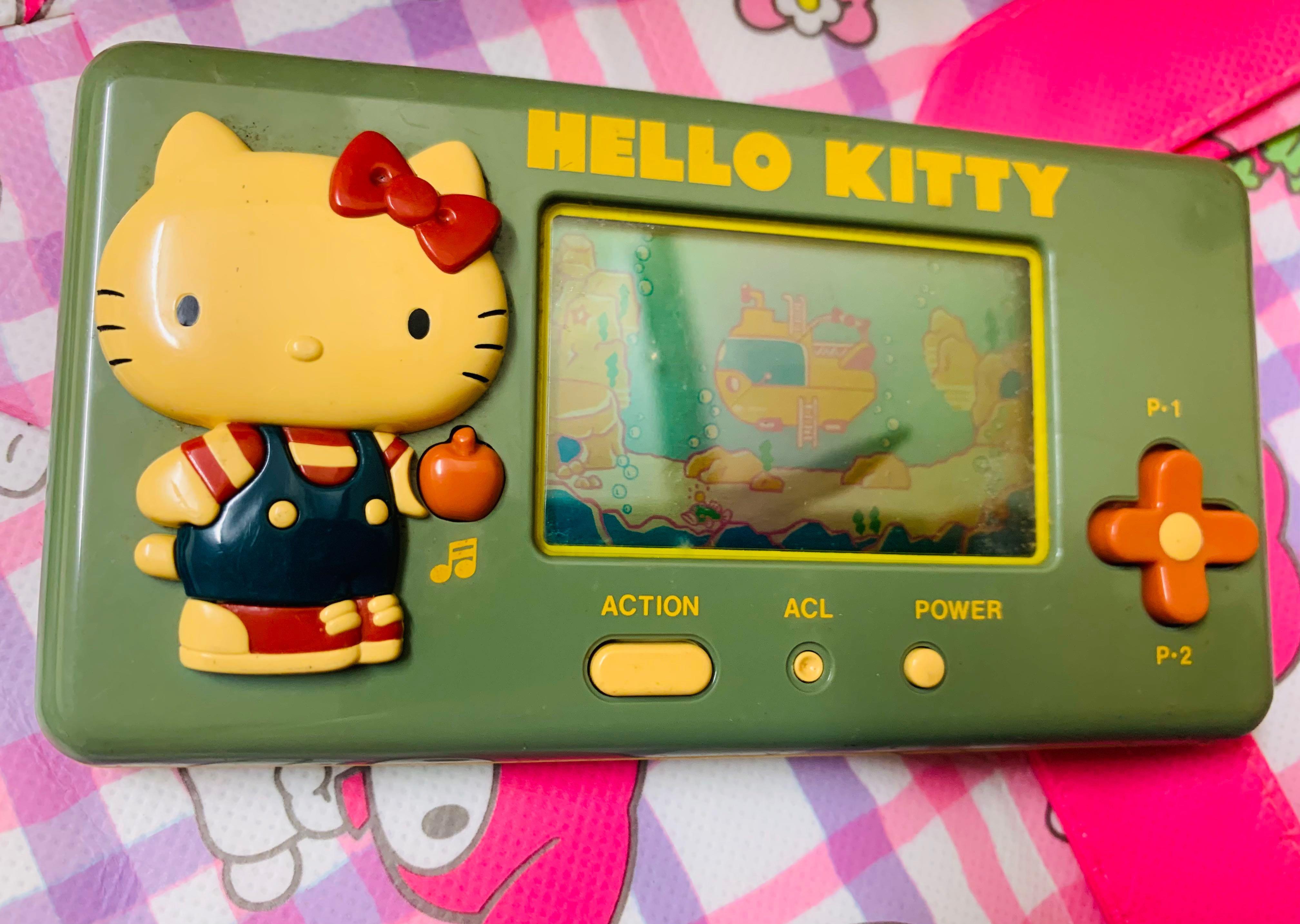 安い割引 絕版日本制Sanrio 罕見1976年遊戲機/1976年三櫃桶 Kitty Hello その他