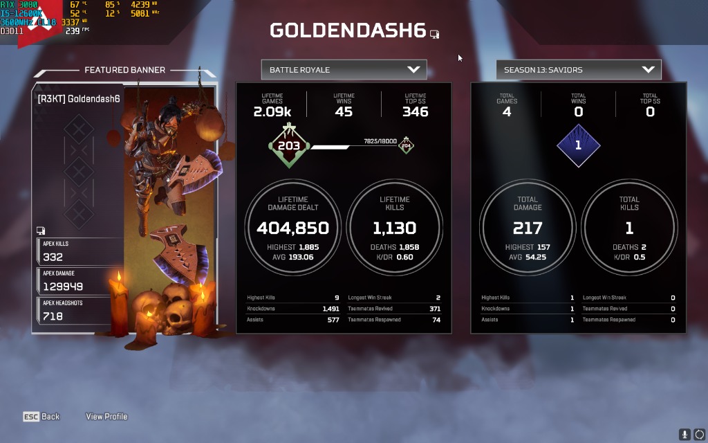 QUICKSELLING APEX LEGENDS WRAITH+BLOODHOUND+PATHFINDER HEIRLOOM ACCOUNT