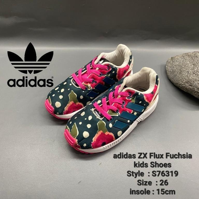 Sepatu Anak Adidas S76319 ZX Flux Fuchsia Size 26
