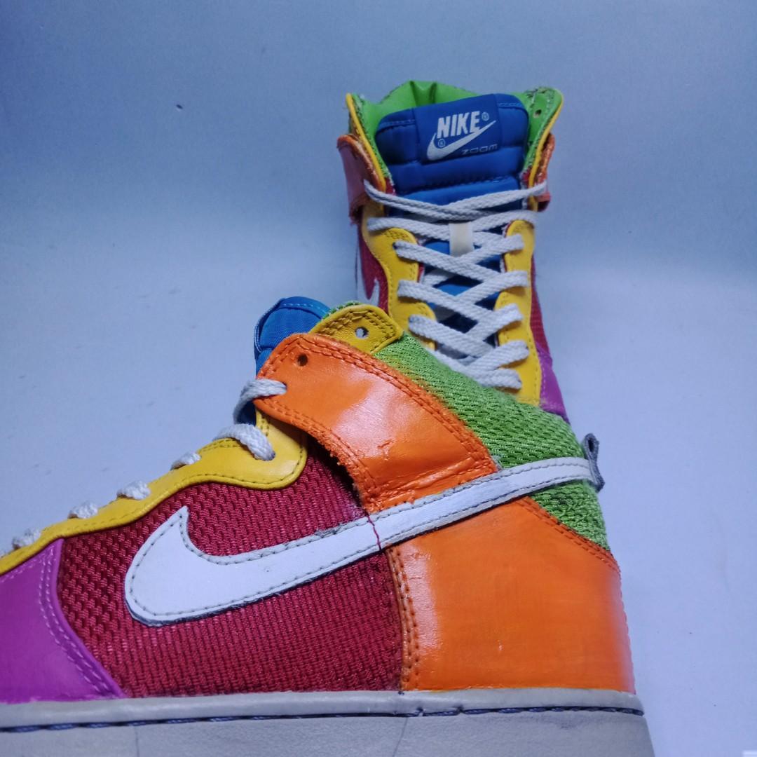 colourful nike dunk