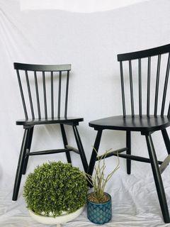 Shangri-La Set of 2 Riano Dining Chair (Black)