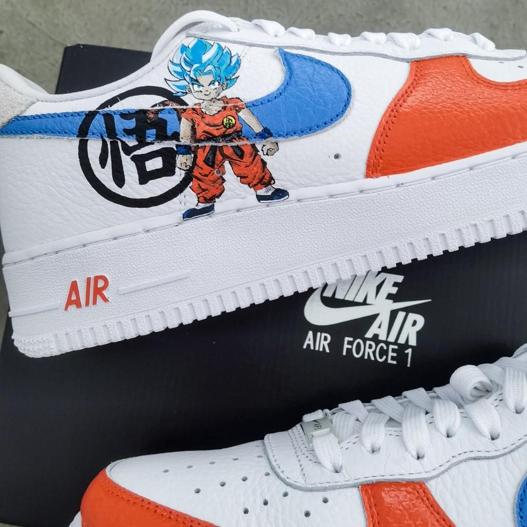 Dragon ball z goku nike air 2024 force 1