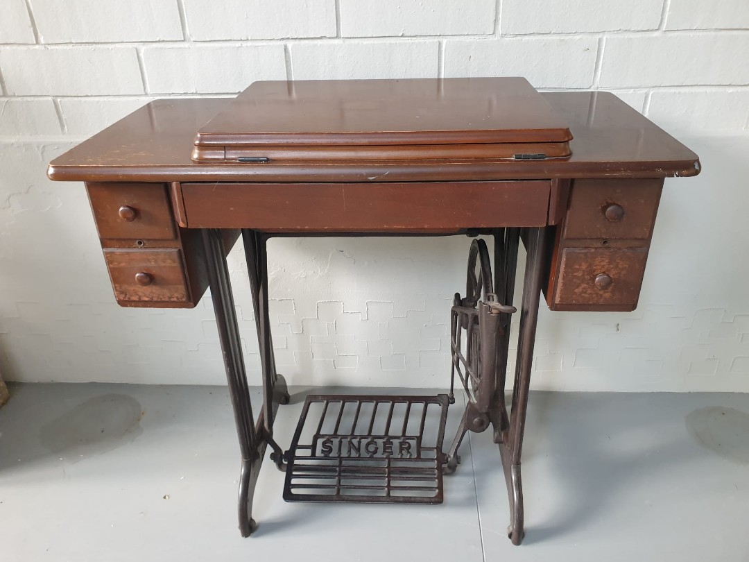 Singer Sewing Machine Table, Furniture & Home Living, Furniture, Tables ...