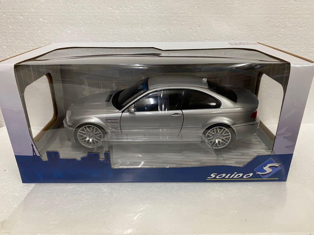 Solido 1 18 Bmw E46 M3 Csl Silver Roof 初回限定模型車 興趣及遊戲 玩具 遊戲類on Carousell