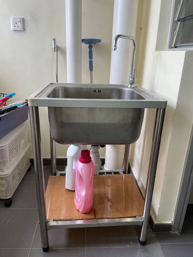 Delivery/self pickup Stainless Steel Sink with stand for ...