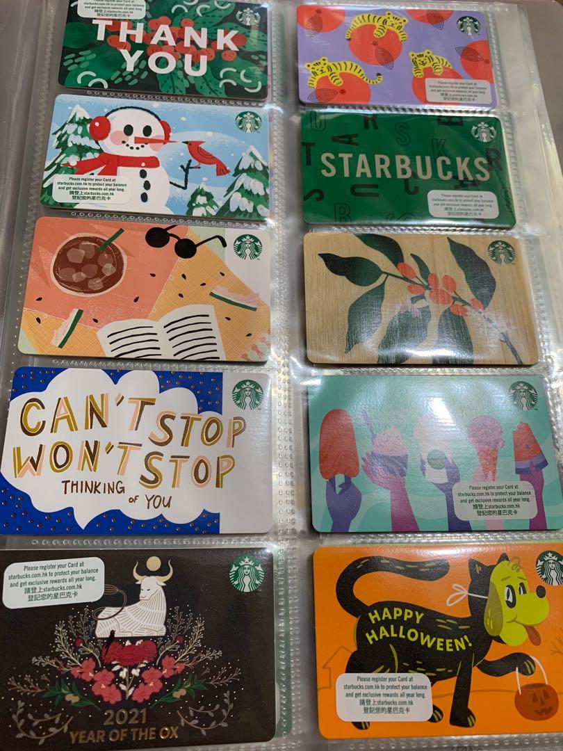 Starbucks card 香港starbucks卡, 門票＆禮券, 禮品卡、印花- Carousell