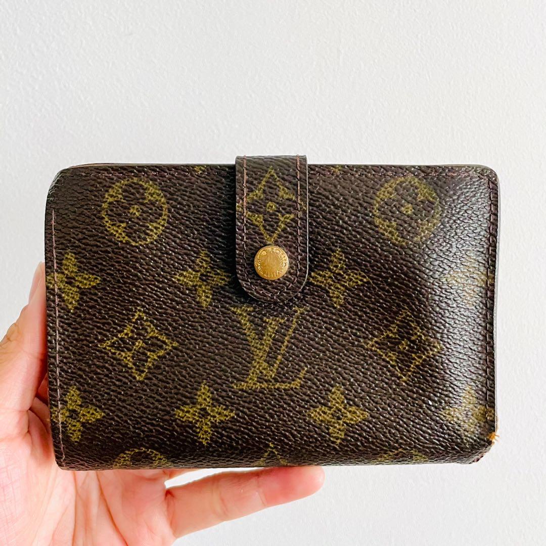 AUTHENTIC Vintage LOUIS VUITTON Monogram Kisslock Bifold WALLET