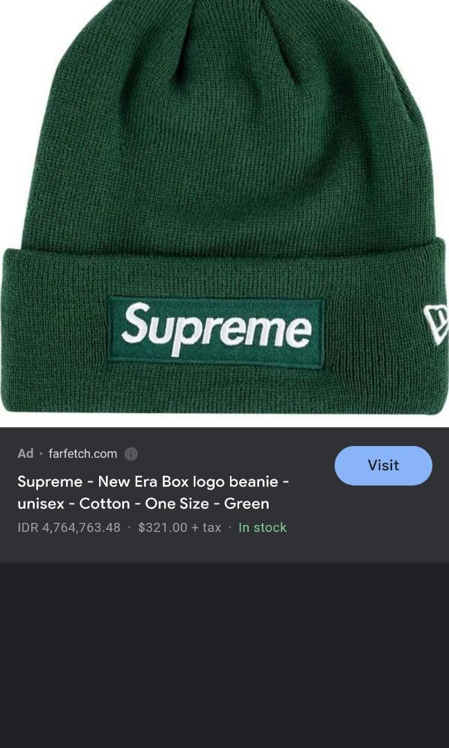 Supreme Beanie hat (kupluk) New Era 