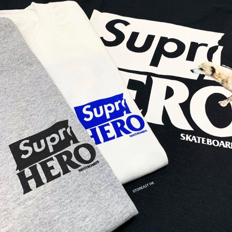 Supreme/ANTIHERO Dog Tee (3Colors) SS22 Made In USA., 男裝, 上身及