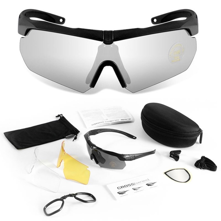 Tactical Google Sunglasses Eyewear Tactical Shooting Glasses, Men's ...