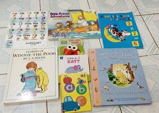 Take all winnie the pooh books, phonics and learning books