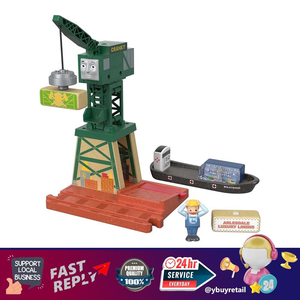 Thomas Friends GGG70 Wood Cranky at The Docks Multicolor Hobbies Toys Toys Games on Carousell