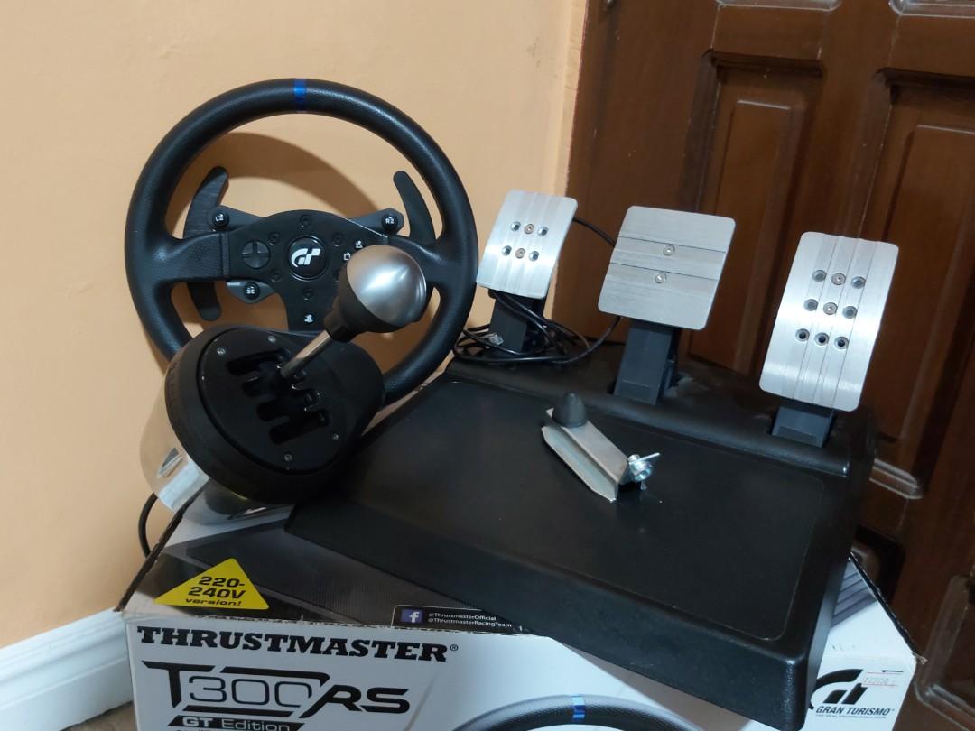 Thrustmaster T300rs with TH8a shifter, Video Gaming, Gaming Accessories,  Controllers on Carousell