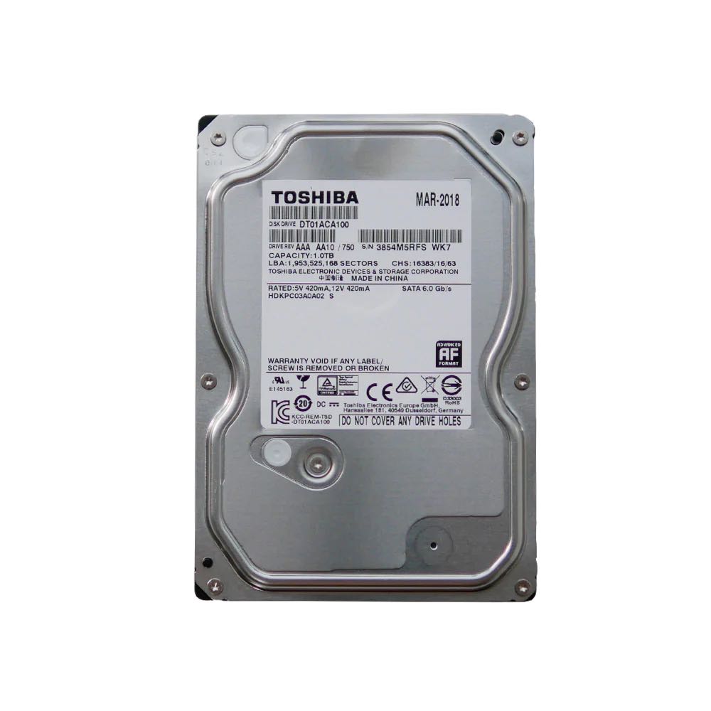 Toshiba 1TB HDD, Computers & Tech, Parts & Accessories, Hard Disks ...