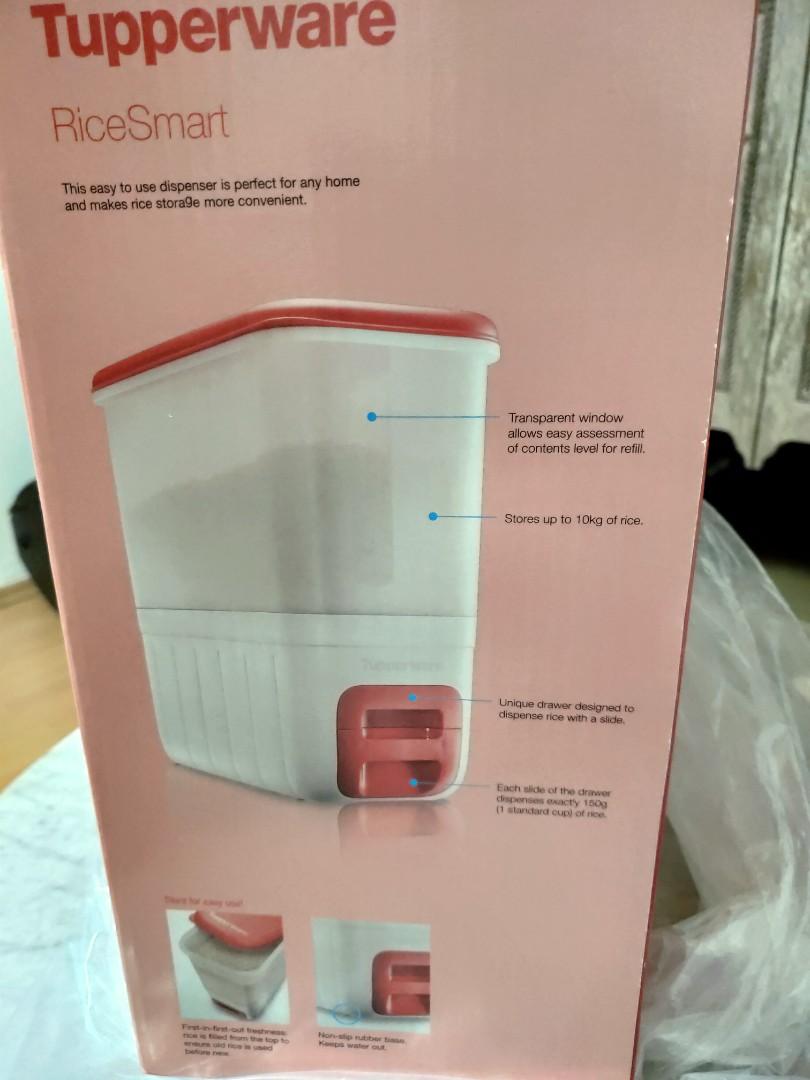Tupperware Rice Smart Dispenser, Furniture & Home Living, Kitchenware ...