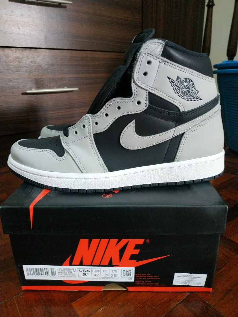Jordan 1 shadow uk 2025