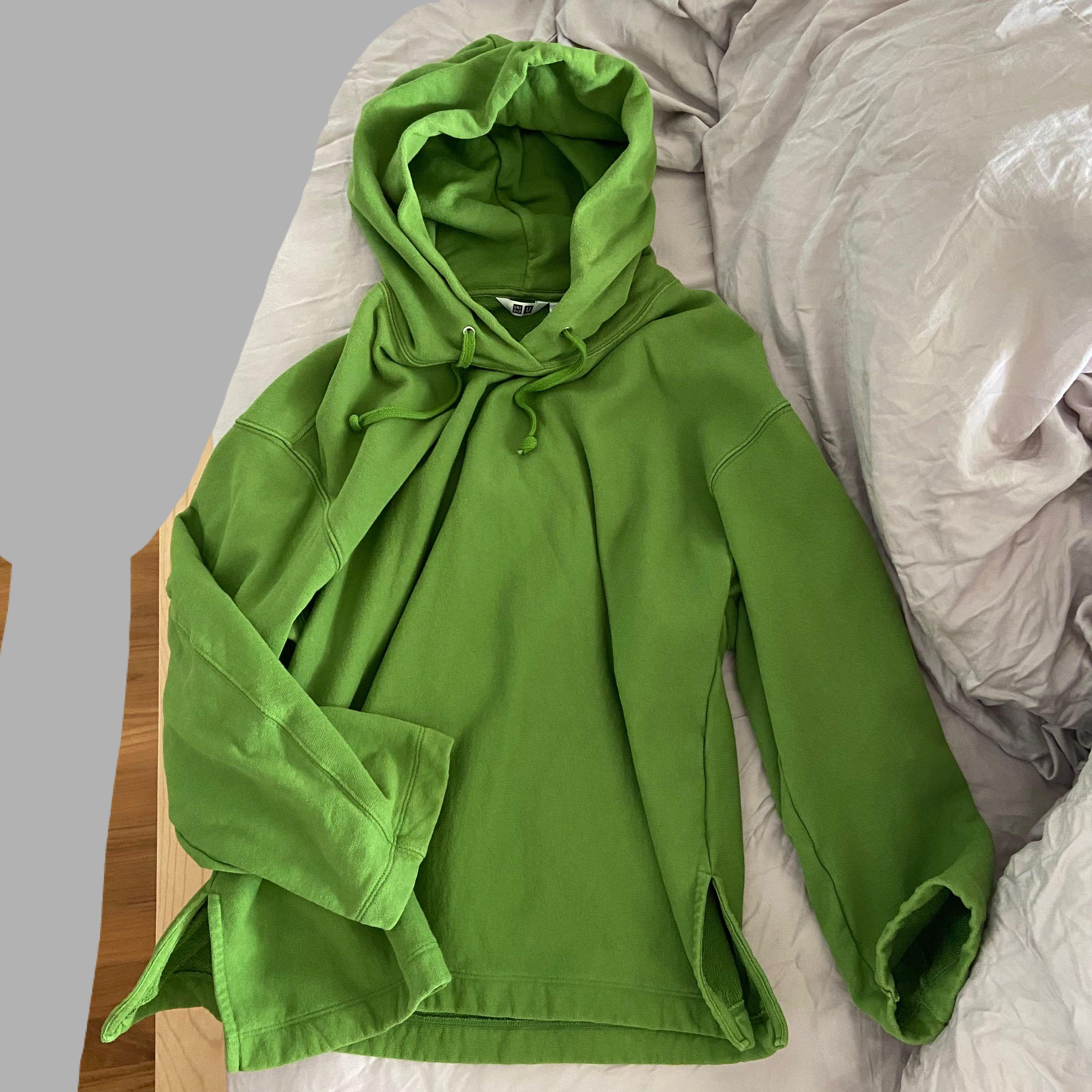Uniqlo Oversized Green Hoodie
