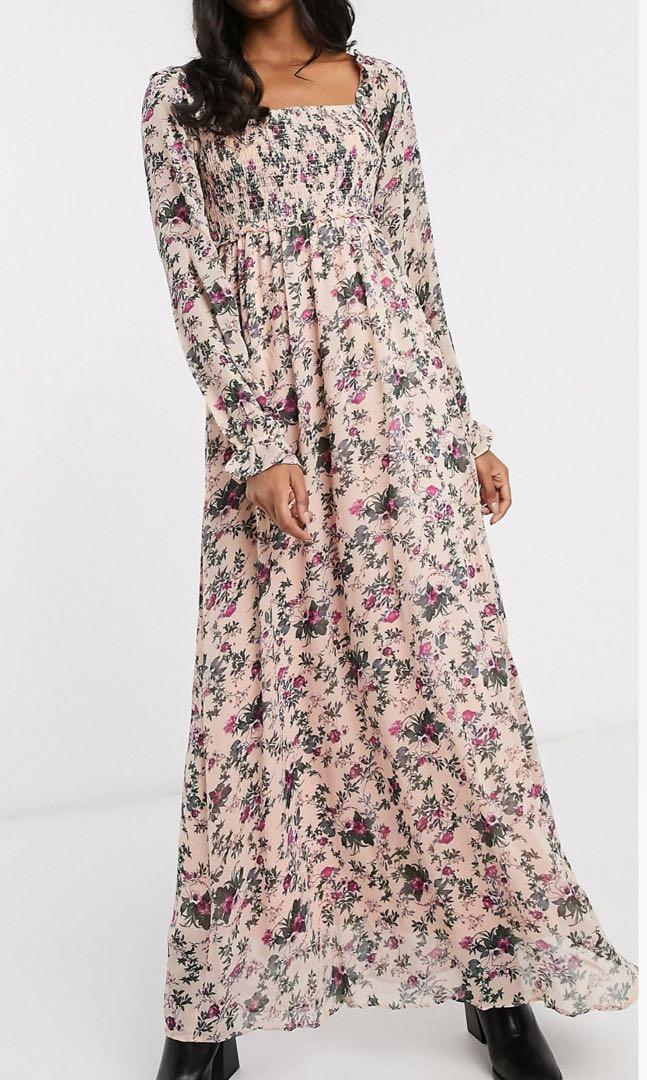 Casual floral clearance maxi dresses