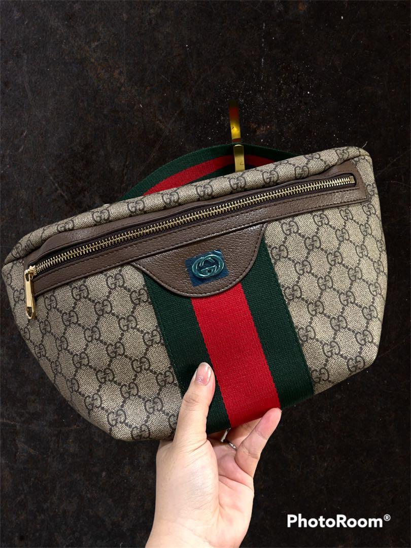 Waist bag tas pinggang pria gucci ophidia kulit asli