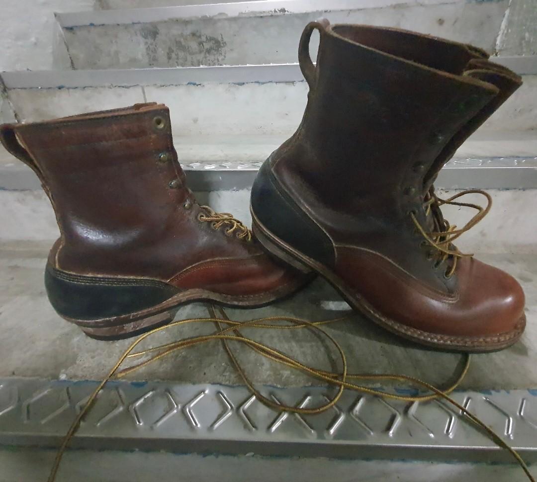 White s smokejumper boots Men s Fashion Footwear Boots on Carousell