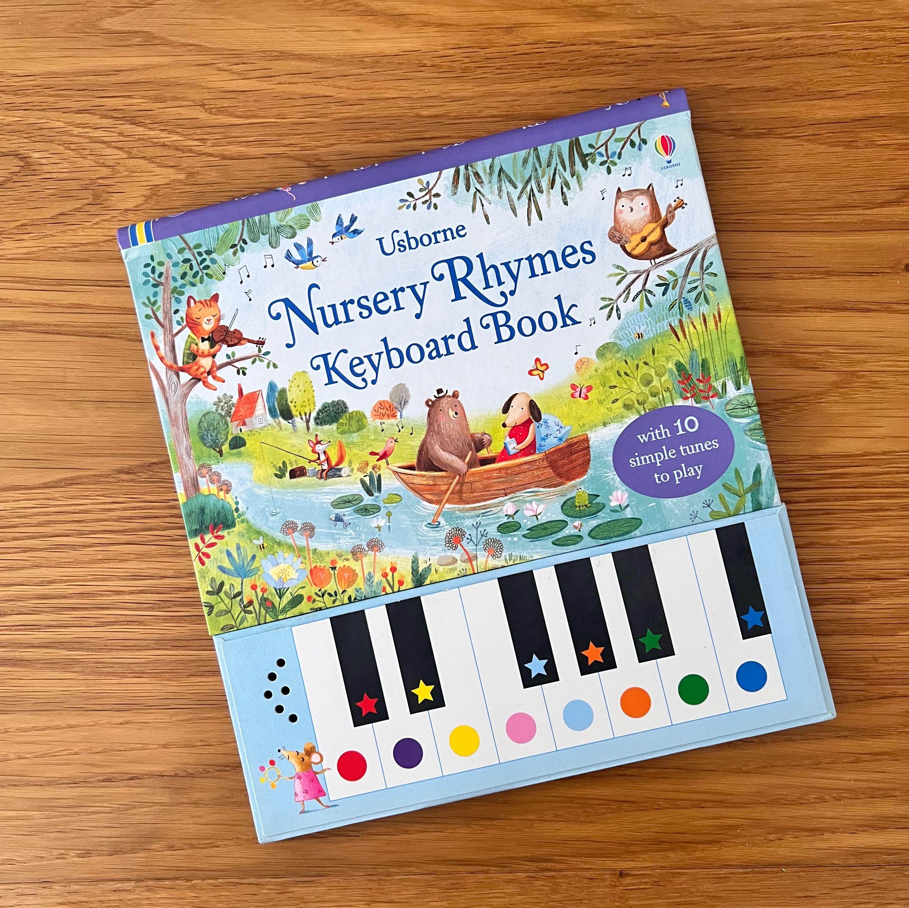 x1 Usborne Nursery Rhymes Piano Keyboard Sound Book, Babies & Kids