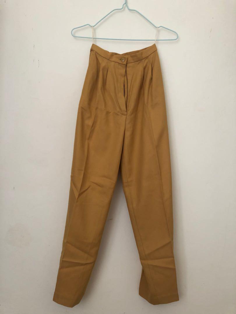 Yellow Trouser, Fesyen Wanita, Pakaian 