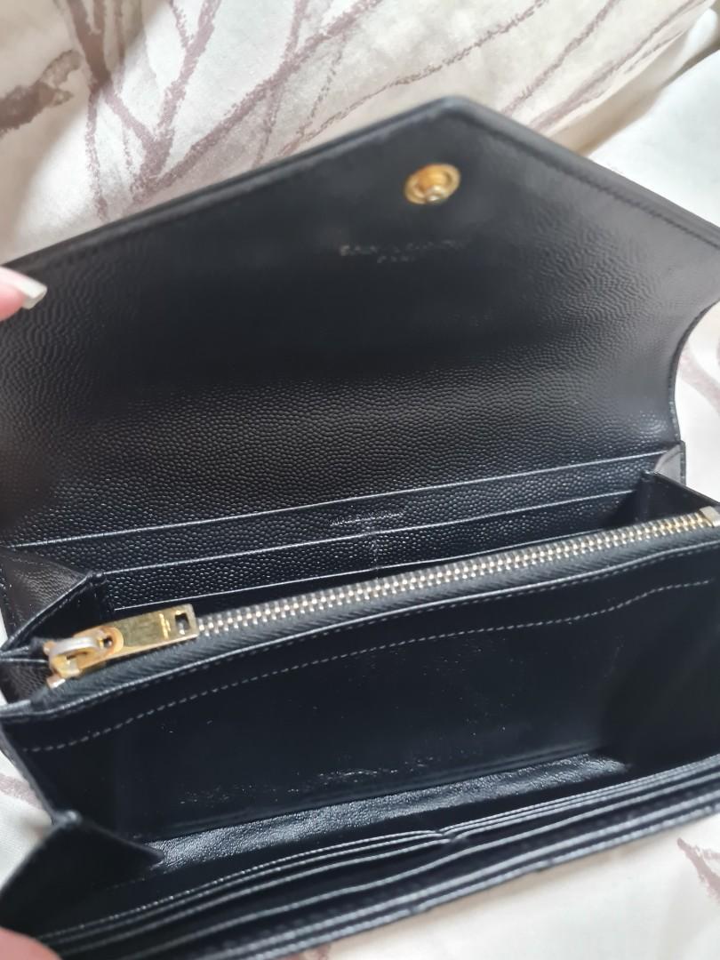 YSL Envelope Long Wallet, Luxury, Bags & Wallets on Carousell