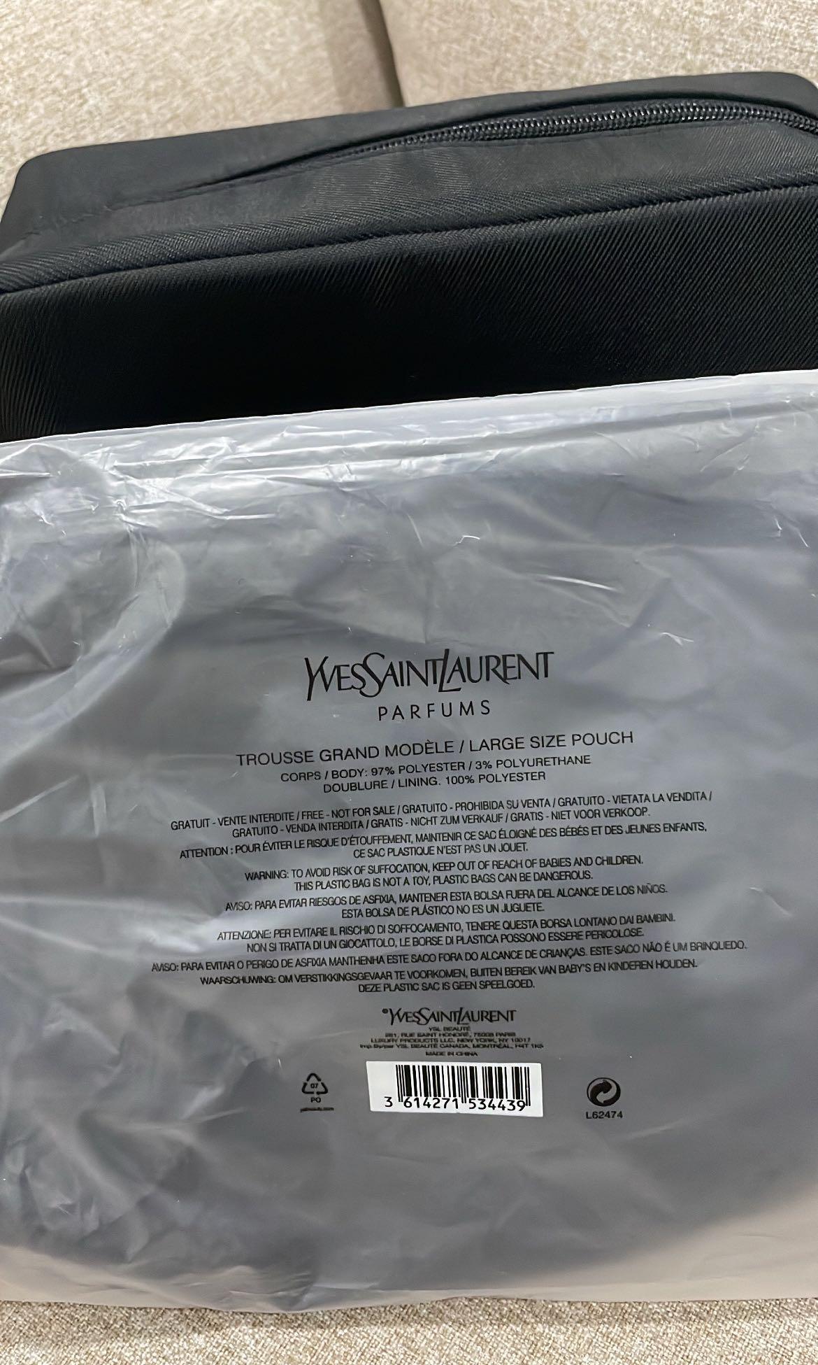YSL Large Size Pouch Toiletry Bag