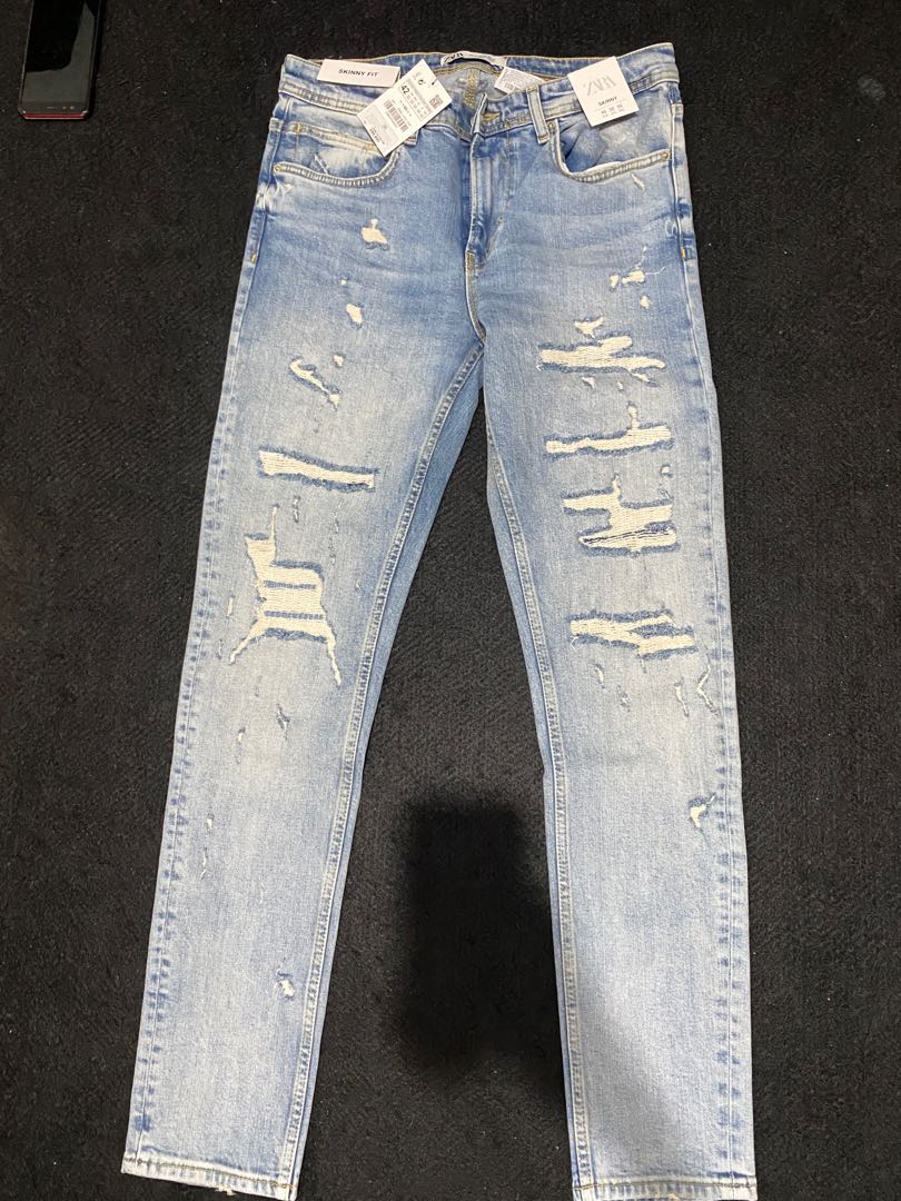 Zara Skinny Fit, Fesyen Pria, Pakaian 