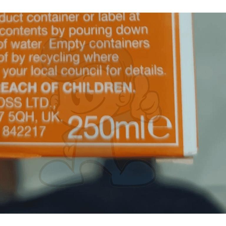 Zoflora Concentrated Disinfectant Mandarin & Lime 250ml, Food & Drinks