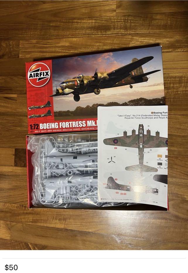 1/72 Boeing Fortress, Hobbies & Toys, Toys & Games on Carousell