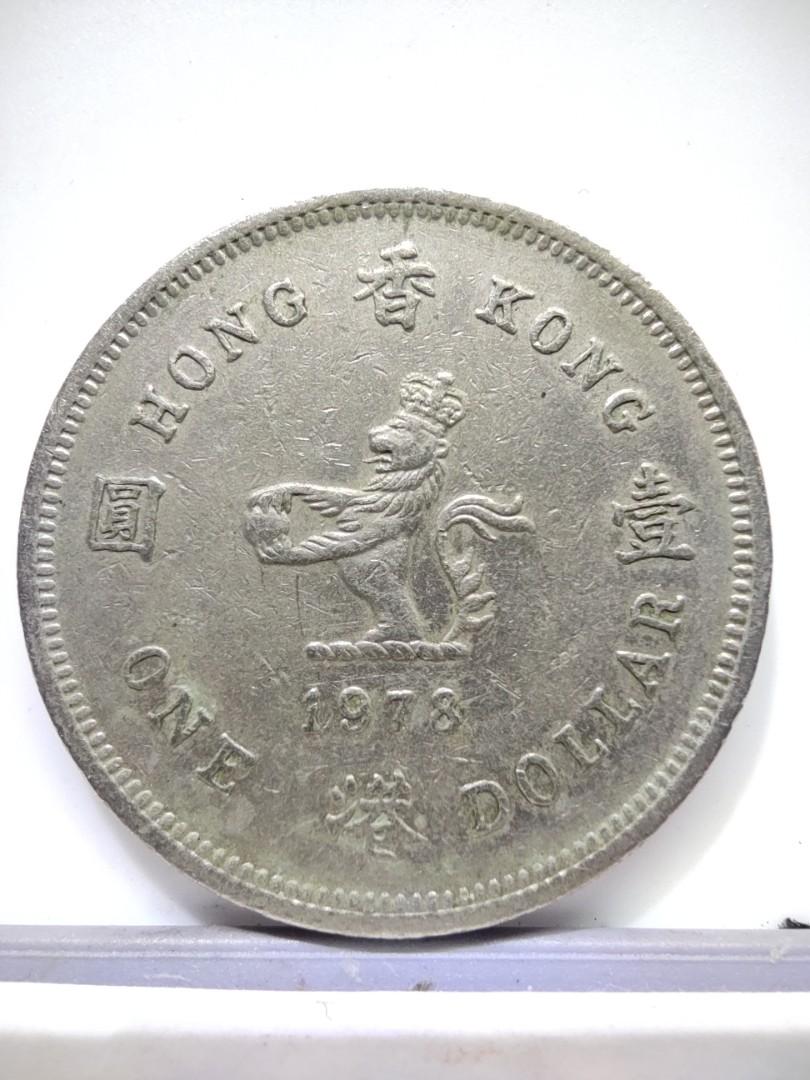 香港壹圓錢幣】1978年女皇頭英女王伊利沙伯二世香港壹圓硬幣, 興趣及遊戲, 收藏品及紀念品, 錢幣- Carousell